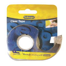 Sellotape Clear Tape, including Dispenser 